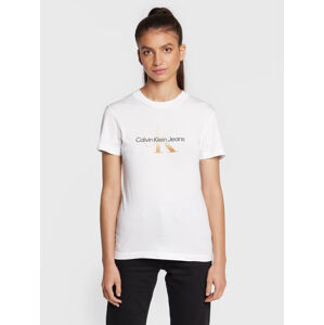 Calvin Klein dámské bílé tričko - XXS (YAF)